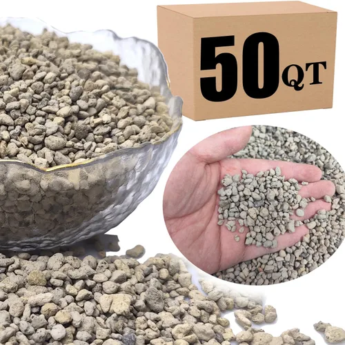 Miniatura 18 de Piedra pómez hortícola para plantas tamizada profesional (12 cuartos de galón, 1/2 pulgada)