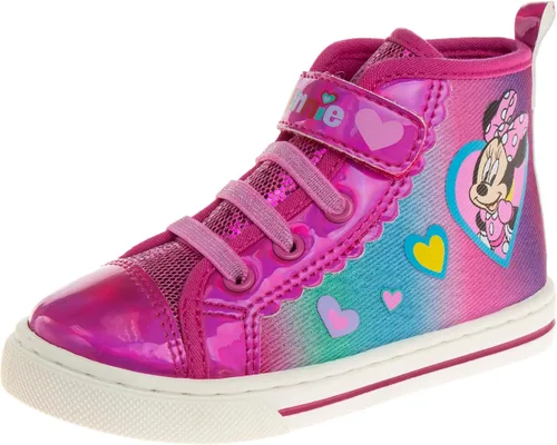 Tenis de Minnie Mouse para niñas zapatos deportivos de lona casuales de alta calidad para niños bebéniño pequeño talla 6 12