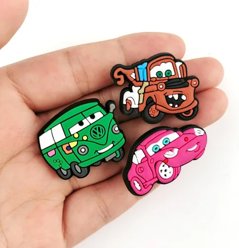 Miniatura 5 de Aimeryup 25pcs Cute Cartoon Charms for Boys Girls,Dog Car Shoe Charms for Kids Teens Adults,PVC Shoe Decoration Charms for Gift Birthday Party