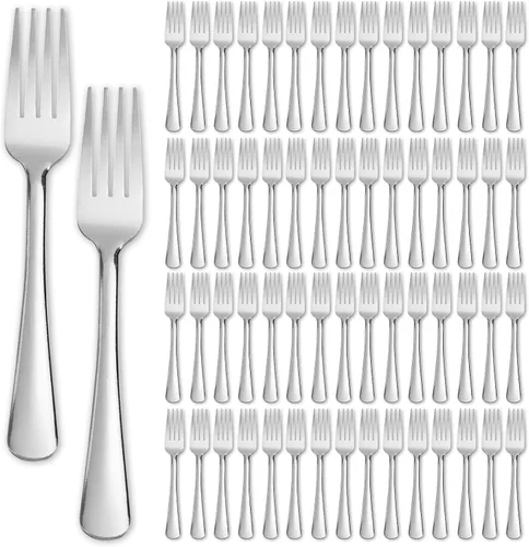 Miniatura 18 de Juego de 36 Piezas de Tenedores de Cena - Tenedores de Cubiertos de Acero Inoxidable Windsor de 7.1 Pulgadas Aptos para Lavavajillas para 36