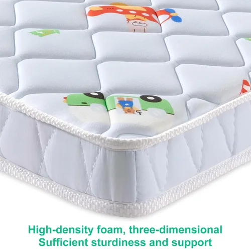 Miniatura 5 de Letmxiu Colchón de bebé de alta calidad para cuna y cama infantil, 100% tela de punto, superficie polar de alta calidad, hipoalergénico, suave