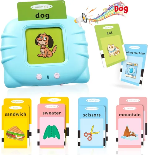 Miniatura 15 de Tarjetas didácticas parlantes QuTZ ABC para niños pequeños de 2 a 4 años, juguetes para autismo, juguetes de terapia del habla, tarjetas educativas