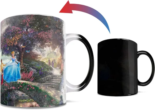 Miniatura 11 de Morphing Mugs Disney – Cenicienta Happily Ever After – Thomas Kinkade Studios – Una taza de cerámica que cambia de color de 11 onzas – Imagen