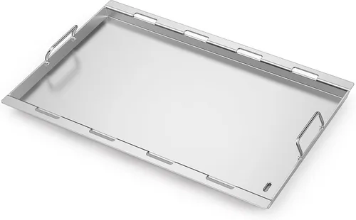 Stanbroil 6789 Plancha de tamaño completo para parrilla de gas Weber Genesis 400 Series, 4 quemadores, plancha plana superior para Weber Genesis I &