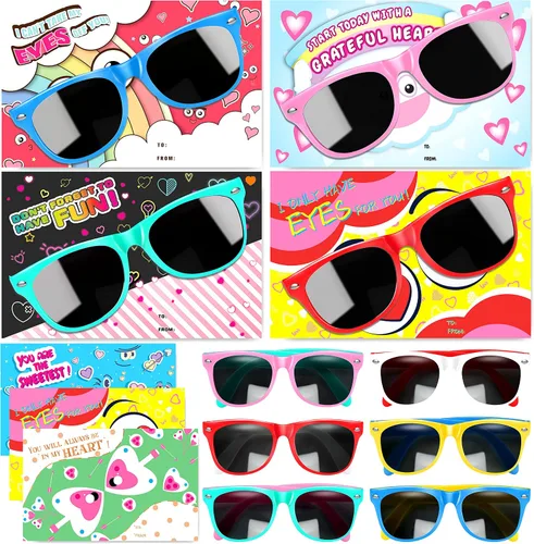 Miniatura 16 de Gafas de sol para niños a granel, gafas de sol de neón con protección UV400, niños y niñas, recuerdos de fiesta para niños, suministros de fiesta