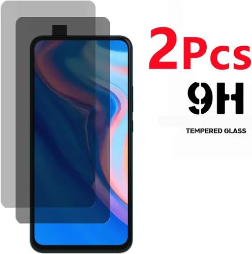 Miniatura 4 de Para Huawei Y9 Prime 2019 Vidrio Templado Anti-Spy, [2 piezas] Dureza 9H Anti-Anti-Peeping Protector de Pantalla de Privacidad Película Protectora