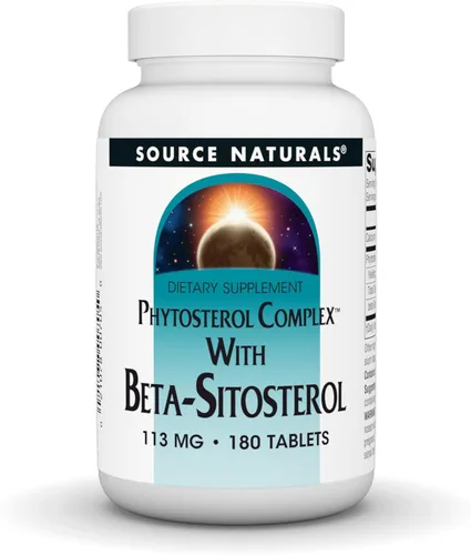 Source Naturals Complejo de fitosterol con beta-sitosterol, 113 mg - 180 Tabletas