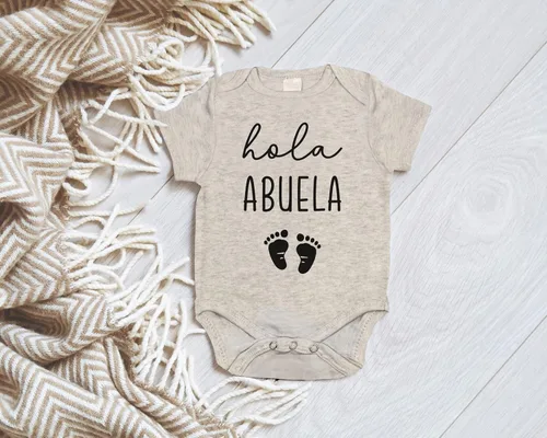 Miniatura 2 de Pineapple Pancake Kids Hola Abuela - Body infantil con anuncio de embarazo para abuela española