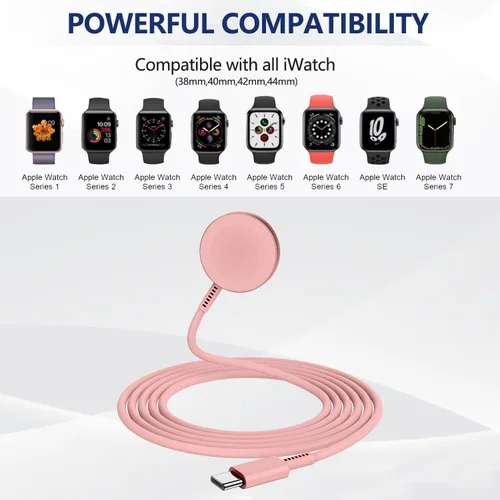 Miniatura 6 de Susnwere Cargador Rápido para Cargadores de Apple Watch con Bloque de Carga de 20W, USB C Magnético para Cable de Carga Rápida i-Watch para Watch