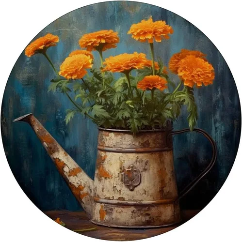 Miniatura 3 de Marigold Flower Floral Watering Can PopSockets Adhesive PopGrip