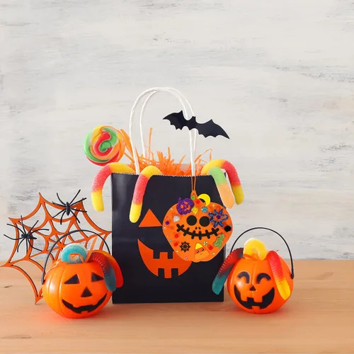 Miniatura 8 de Winlyn 30 kits de decoración de calabaza de Halloween para otoño, kits de manualidades de calabaza, formas de calabaza de espuma con calcomanías