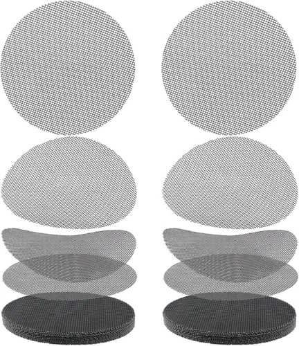 Miniatura 8 de Almohadillas de Malla para Agujeros de Macetas Pantallas de Malla de Drenaje para Bonsái 50 Paquetes de 2 Pulgadas Redondas, 50 Pcs