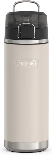 Miniatura 14 de THERMOS ICON SERIES, botella de agua de acero inoxidable con boquilla, 24 onzas, color verde alpino, botella de agua aislada al vacío con tapa