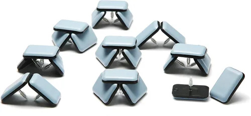 Miniatura 11 de Furniture Glides Sliders-Furnigear PTFE (teflón) para mover patas de silla, deslizadores para alfombras y superficies de madera dura, mueve tus