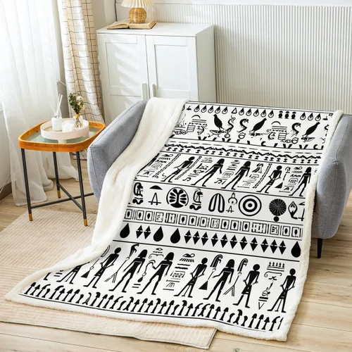 Miniatura 24 de Manta de forro polar con estampado de bailarina rosa para niñas, felpa suave y mullida para cama, sofá, bonita sherpa floral de hoja de palma Multi