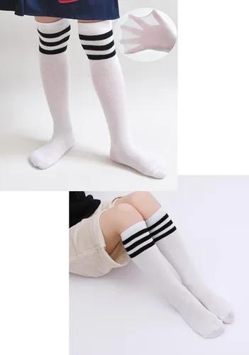 Miniatura 2 de Calcetines de tubo hasta la rodilla para niños, niñas, bebés, niños pequeños y niños, 3,4 pares