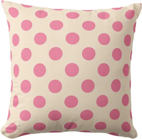 Miniatura 35 de Fundas de almohada de lunares negros sobre beige de 16 x 16 pulgadas, fundas de almohada decorativas rústicas y cuadradas para decoración del sofá