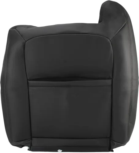 Miniatura 7 de AUTOKAY Cubierta de asiento trasero inclinado inferior y superior del lado del conductor y del pasajero, color gris para Chevy Silverado 1500 2500