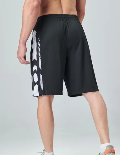 Miniatura 62 de Liberty Imports Paquete de 5 pantalones cortos de baloncesto atléticos de secado rápido para hombre, entrepierna de 9 pulgadas con bolsillos, ropa