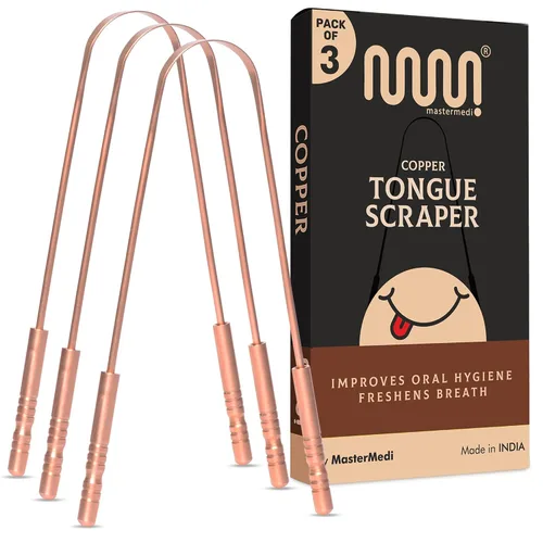 Miniatura 14 de MasterMedi Raspador de lengua negro con estuches (forma de cuchara, paquete de 2), limpiador de lengua para tratamiento del mal aliento, raspador