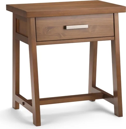 Miniatura 29 de Simpli Home - Sawhorse - Mesa de centro, color castaño oscuro., Pino, Distressed Grey