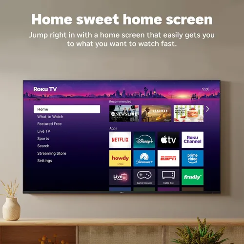 Miniatura 10 de Roku Smart TV 2025 – Serie Pro de 55 pulgadas, TV Mini-LED – RokuTV con Control Remoto por Voz Retroiluminado Pro Kit de Montaje en Pared para TV