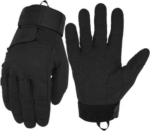 Miniatura 7 de Seibertron Guantes S.O.L.A.G para deportes al aire libre resistentes al agua con dedo completo y pantalla táctil, para adultos y jóvenes Negro-1/2