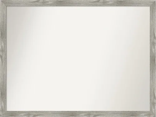 Miniatura 507 de Amanti Art Espejo personalizado, espejo de baño gris plomo a rayas, espejo de pared o espejo de tocador de baño sobre el fregadero