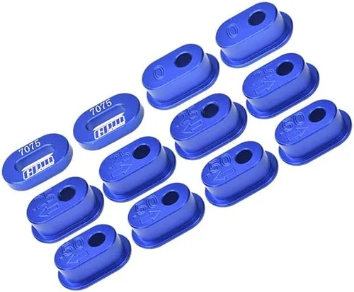 GPM Upgrades - Juego de ajustadores de tensión de cadena de aluminio 7075-T6 para 1/4 Promoto Mx motocicleta RTR FXR (LOS06000)/1/4 Promoto Mx