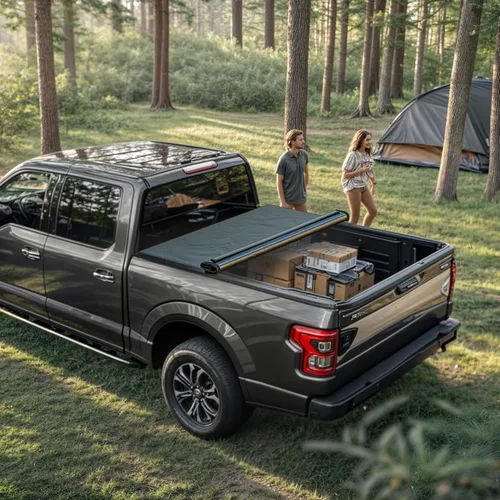 Miniatura 6 de YITAMOTOR - Funda suave enrollable para tonneau de camioneta de 6.2 pies, compatible con GMC Canyon y Chevy Colorado 2015 al 2022