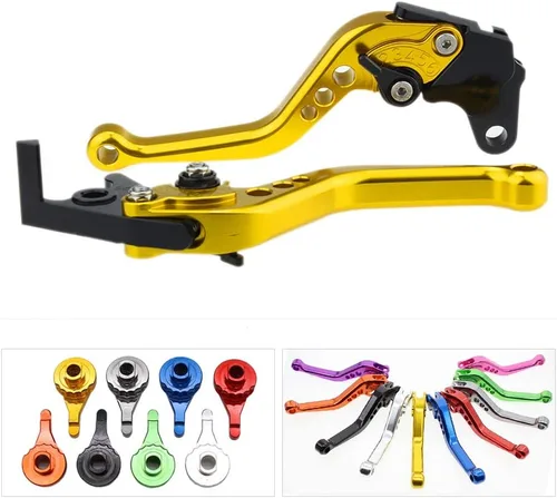 Miniatura 5 de FXCNC Palancas de embrague de freno ajustables para motocicleta compatibles con Meteor 350 2022-2024