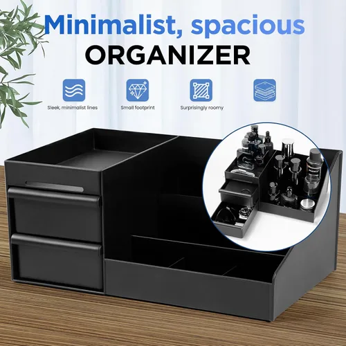 Miniatura 3 de Organizador para hombre, organizador de perfume, soporte de colonia, estante de colonia, soporte de perfume, almacenamiento de encimera de baño
