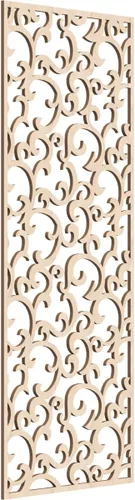 Miniatura 12 de Wheatland Paneles de pared decorativos de madera con calado, 9 3/8 pulgadas de ancho x 24 3/8 pulgadas de alto x 1/4 de alto, nogal