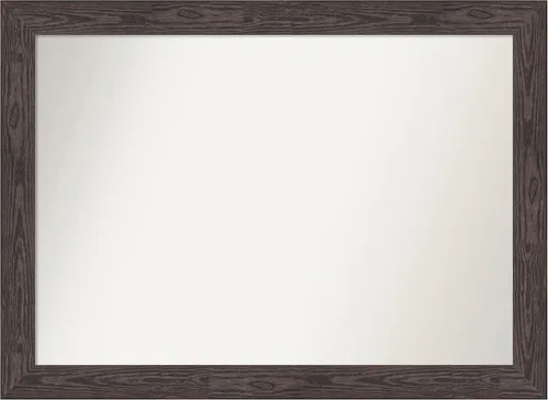 Miniatura 256 de Amanti Art Espejo personalizado, espejo de baño negro puente, espejo de pared o espejo de tocador de baño sobre el fregadero (26 x 26 pulgadas)