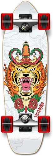 Miniatura 16 de YOCAHER Nuevo Longboard Completo - Mini Cruiser- Banana Cruiser 27" X 8