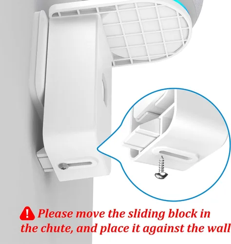 Miniatura 6 de PlusAcc Soporte de pared para Dot 5ª generación y Dot 4ª generación y Google Nest Mini, soporte de salida que ahorra espacio, accesorios para colgar