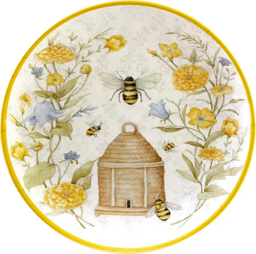 Miniatura 2 de Certified International Bee Sweet - Juego de platos de melamina de 2 piezas, multicolor, grande