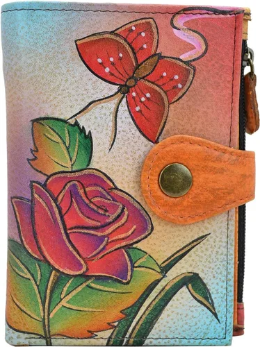 Miniatura 25 de Anna by Anuschka Cartera de mujer pintada a mano de cuero genuino para mujer