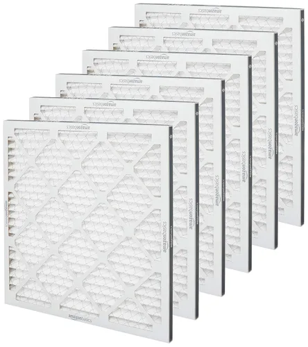 Miniatura 3 de Amazon Basics Paquete de 6 filtros de aire de 20 x 20 x 1 para horno de CA MERV 11 (tamaño real: 19.75 x 19.75 x .75 pulgadas)