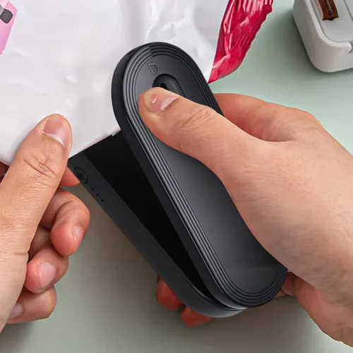 Miniatura 2 de Bag Sealer and Cutter Rechargeable Food Saver Kitchen Gadgets,Portable Bag Sealer with Cutter and Magnet for Home Pantry Travel Camping Meal