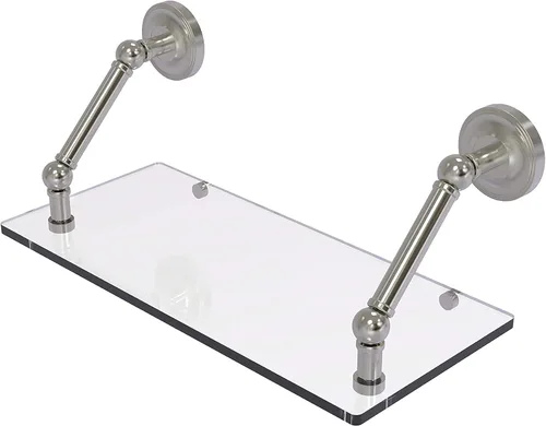 Miniatura 2 de Allied Brass PR-1/22-ORB Pr - Estante de vidrio con bordes biselados de 1 pulgada, 22 pulgadas, bronce aceitado
