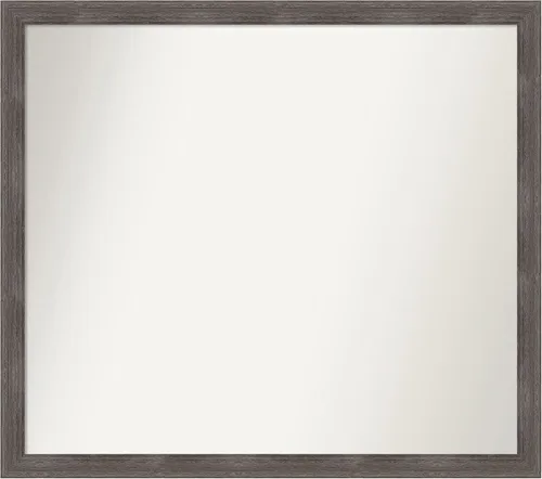 Miniatura 204 de Amanti Art Espejo personalizado, espejo de baño gris plomo a rayas, espejo de pared o espejo de tocador de baño sobre el fregadero