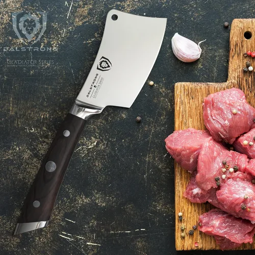 Miniatura 7 de Dalstrong - Cuchillo de carnicero, 4.5 pulgadas, serie Gladiador Elite, cuchillo de cocina resistente para regalo, mango negro, cuchillo afilado