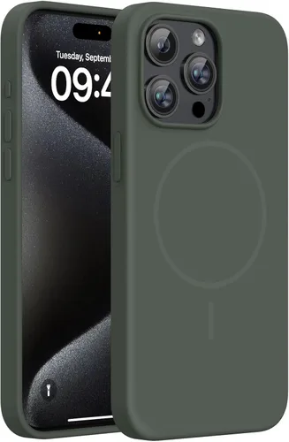 Miniatura 50 de Miracase Funda diseñada para iPhone 13, con protector de pantalla de vidrio templado, forro de microfibra suave antiarañazos, funda de goma