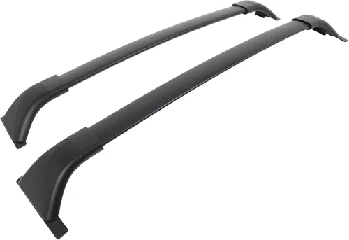 Miniatura 8 de CCIYU Barras de techo de automóvil, 2 barras, compatibles con Toyota para Venza 2021-2023, barras transversales de equipaje negras, barras