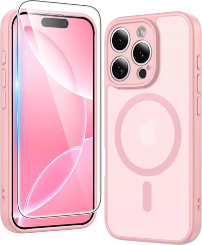 Miniatura 1058 de FNTCASE Funda para iPhone 13 Pro-Max: Fundas magnéticas transparentes compatibles con Magsafe Slim anti amarillamiento protección contra caídas