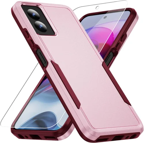 Miniatura 15 de Funda para Moto G Stylus 5G 2022, con Protector de Pantalla, [Probada contra Caídas de Grado Militar] Funda Protectora de Servicio Pesado Resistente