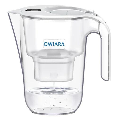 Miniatura 8 de Jarras de filtro de agua para agua potable con filtro de carbón activado, jarra de agua con filtro de 10 tazas de 150 galones, sin BPA y elimina