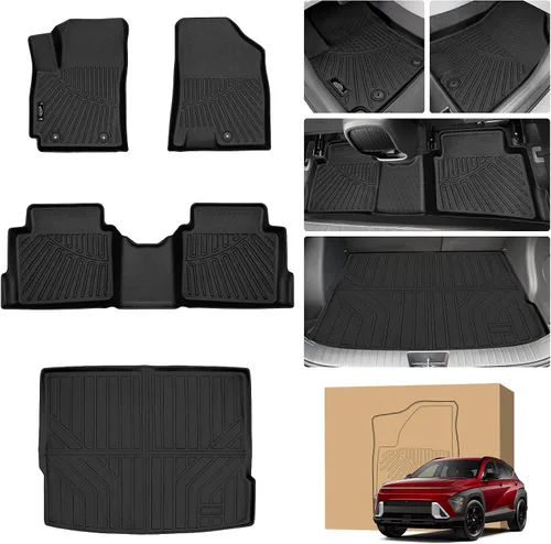 Miniatura 29 de Tapetes de suelo Peleus para Mercedes-Benz Sprinter 2500/3500 2025-2019, solo para furgoneta de carga, forros personalizados de goma TPE para todo