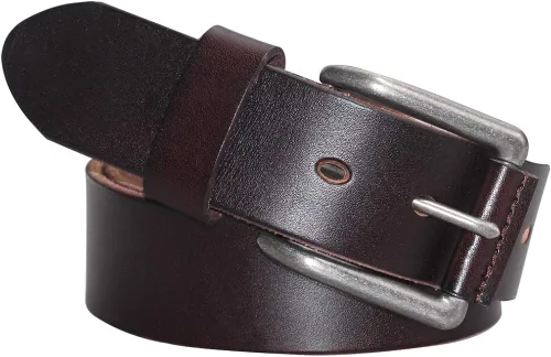 Miniatura 2 de PAZARO Cinturón de cuero 100% de grano suave para hombre